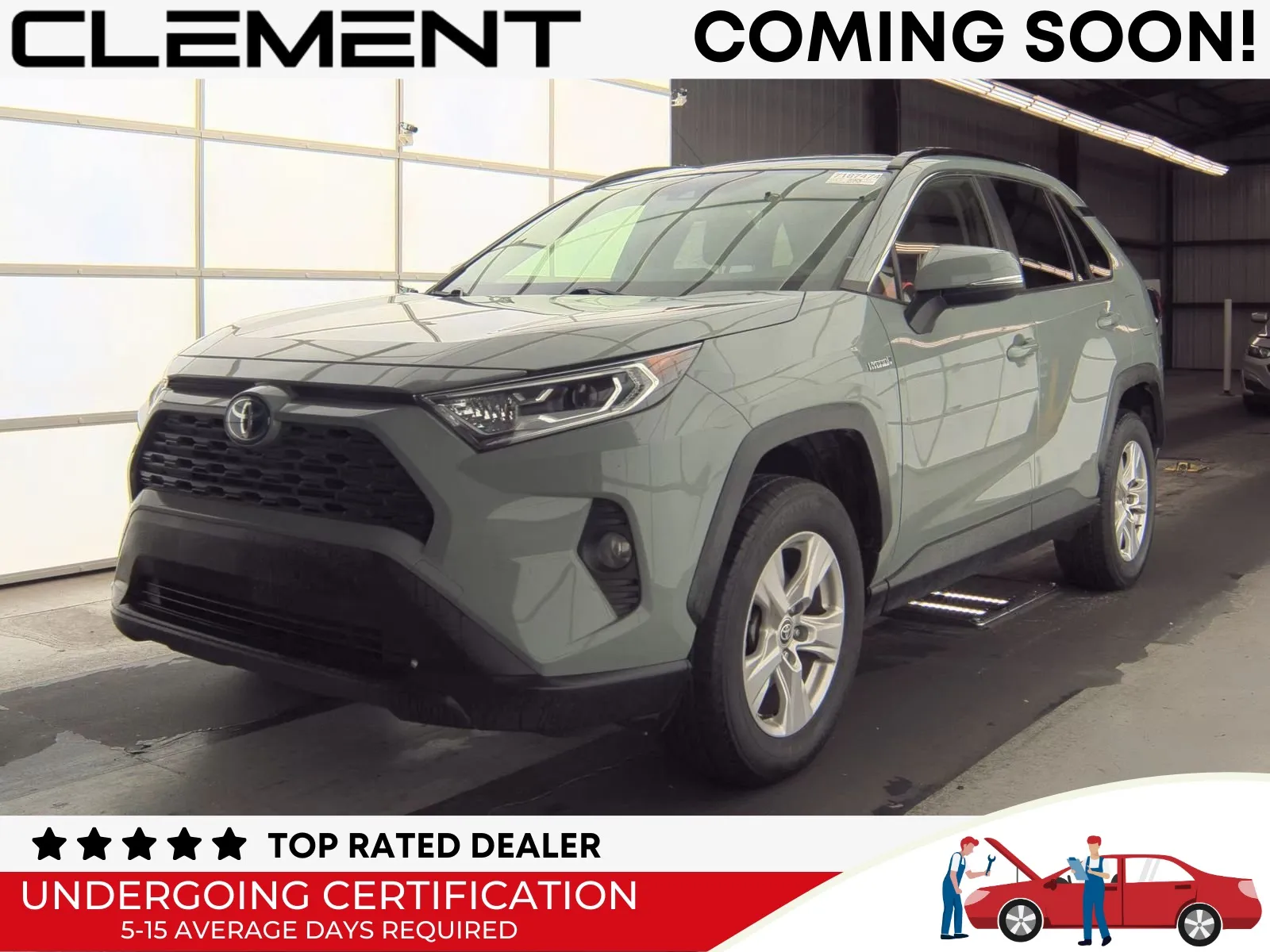 Green 2020 Toyota RAV4 Hybrid XLE for sale in Florissant, MO