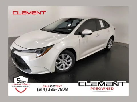 White 2021 Toyota Corolla LE for sale in Florissant, MO