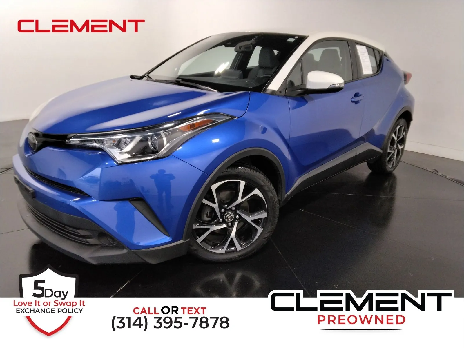 Blue 2019 Toyota C-HR LE for sale in Florissant, MO