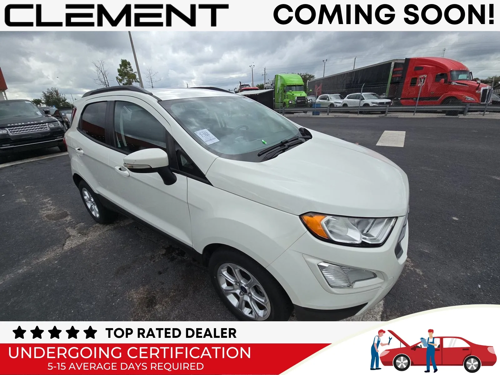 White 2019 Ford EcoSport SE for sale in Florissant, MO
