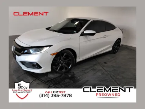 White 2019 Honda Civic Sport for sale in Florissant, MO