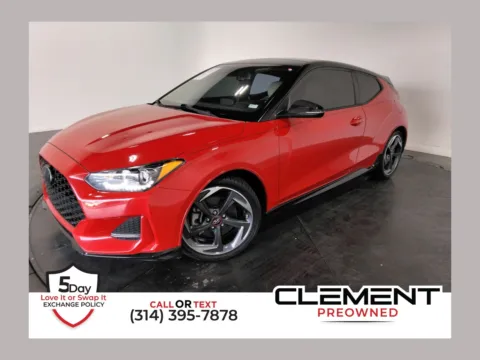 Red 2020 Hyundai Veloster Turbo Ultimate for sale in Florissant, MO