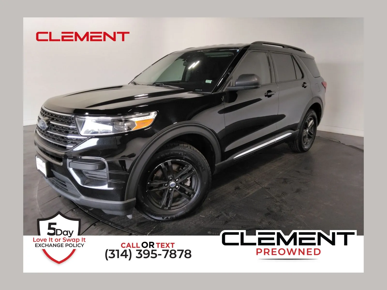 Black 2022 Ford Explorer XLT for sale in Florissant, MO
