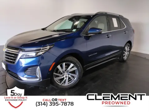 Blue 2022 Chevrolet Equinox Premier for sale in Florissant, MO
