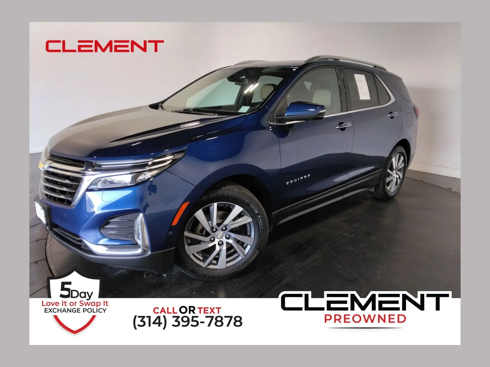 Blue 2022 Chevrolet Equinox Premier for sale in Florissant, MO