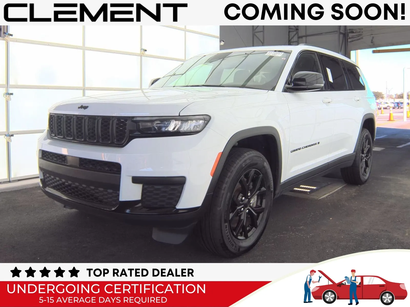 White 2024 Jeep Grand Cherokee L Altitude for sale in Florissant, MO