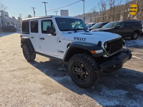 White 2026 Jeep Wrangler Willys for sale in Tamaqua, PA