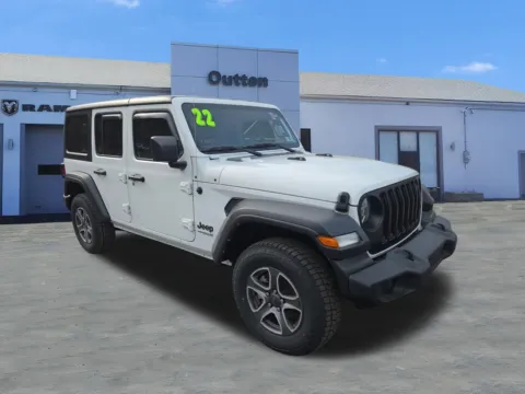 White 2022 Jeep Wrangler Unlimited Sport S for sale in Tamaqua, PA