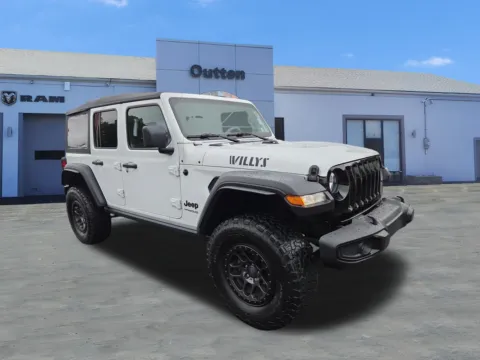 White 2022 Jeep Wrangler Unlimited Willys Sport for sale in Tamaqua, PA