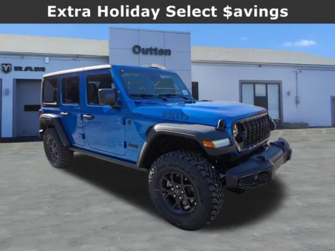 Blue 2026 Jeep Wrangler Willys for sale in Tamaqua, PA