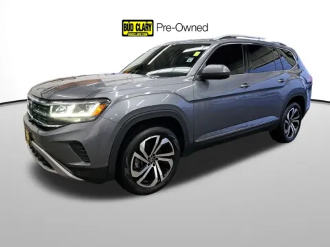 Silver 2021 Volkswagen Atlas 2.0T SEL Premium for sale in Auburn, WA