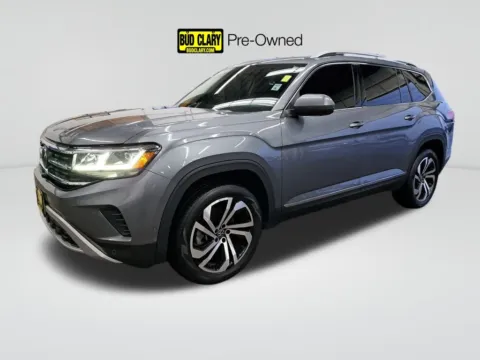 Silver 2021 Volkswagen Atlas 2.0T SEL Premium for sale in Auburn, WA