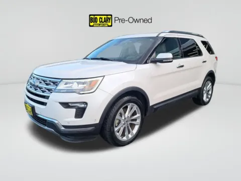 White 2018 Ford Explorer Limited for sale in Auburn, WA