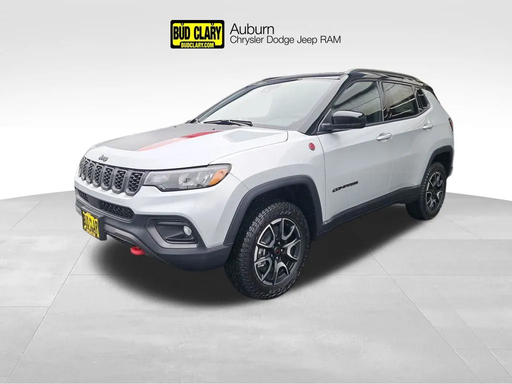 Silver 2026 Jeep Compass Trailhawk for sale in Auburn, WA