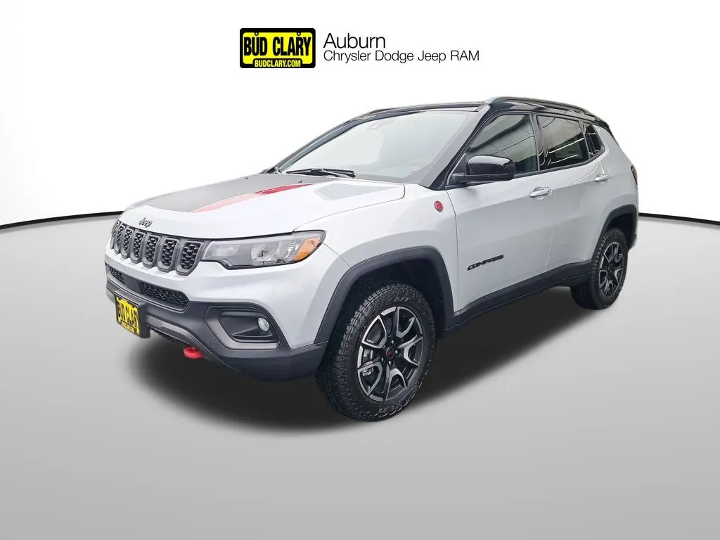 Silver 2026 Jeep Compass Trailhawk for sale in Auburn, WA