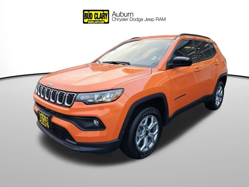 Orange 2026 Jeep Compass Latitude for sale in Auburn, WA