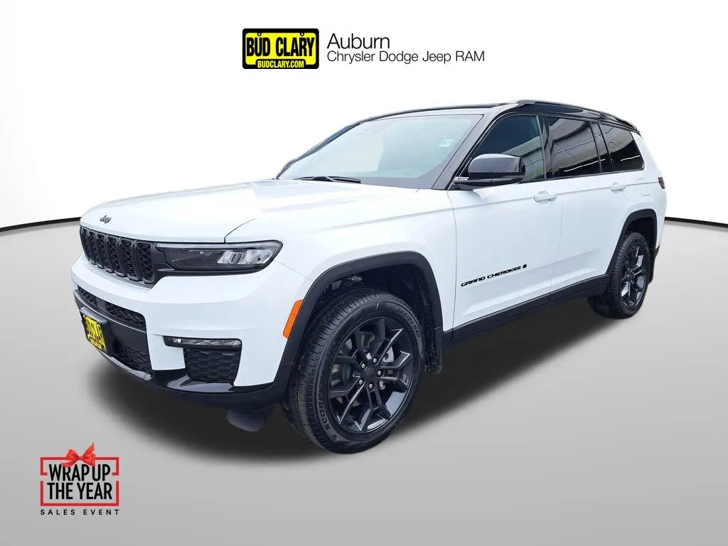 White 2025 Jeep Grand Cherokee L Limited for sale in Auburn, WA