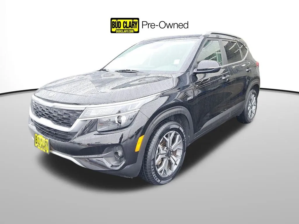 Black 2021 Kia Seltos EX for sale in Auburn, WA