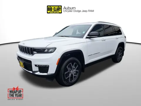 White 2025 Jeep Grand Cherokee L Limited for sale in Auburn, WA