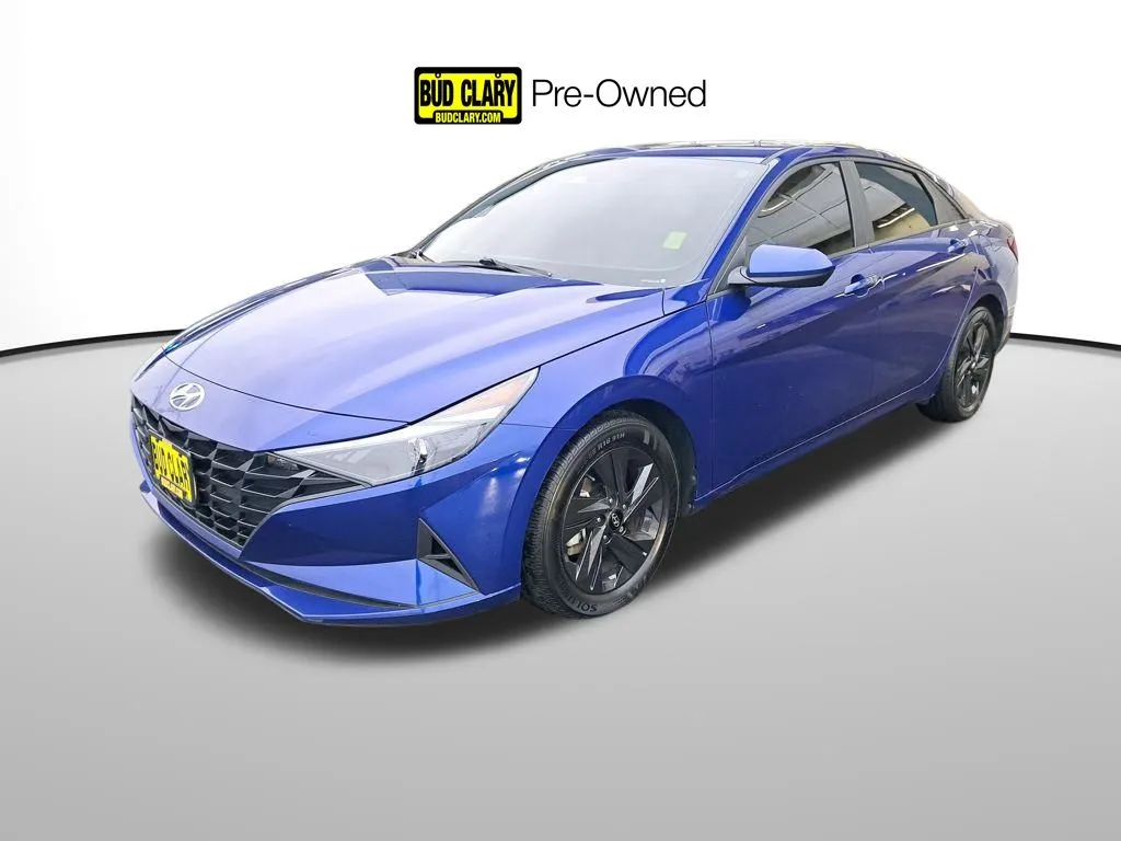 2021 Hyundai Elantra Hybrid Blue for sale in Auburn, WA