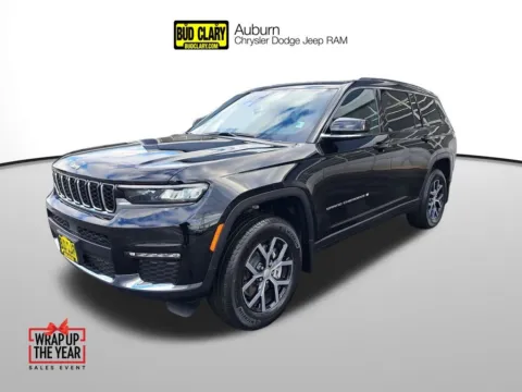 Black 2025 Jeep Grand Cherokee L Limited for sale in Auburn, WA