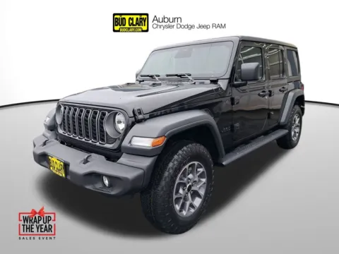 Black 2026 Jeep Wrangler Sport S for sale in Auburn, WA