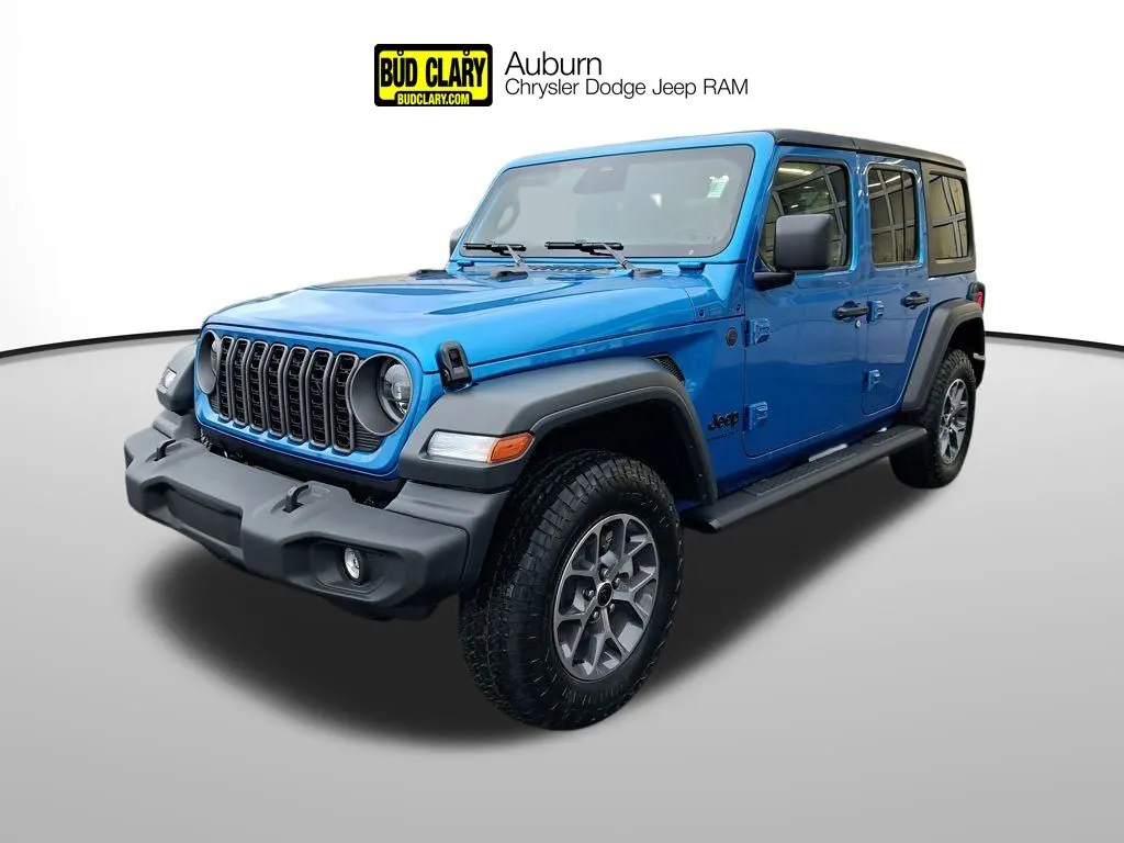Blue 2026 Jeep Wrangler Sport S for sale in Auburn, WA
