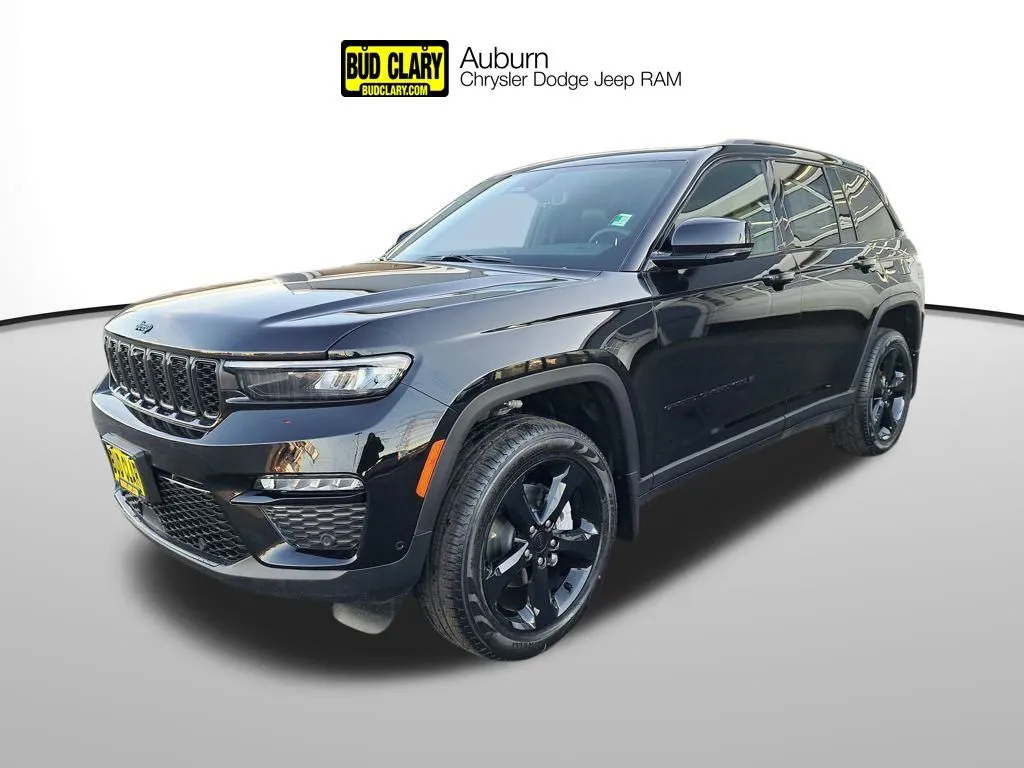 Black 2025 Jeep Grand Cherokee Limited for sale in Auburn, WA