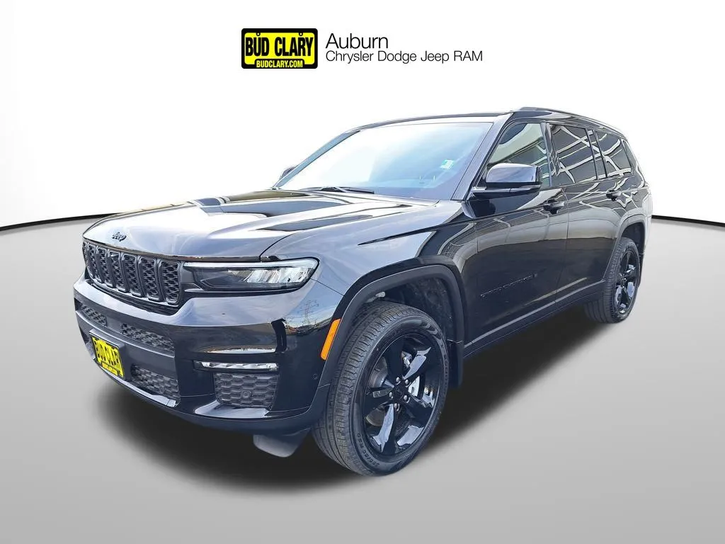 Black 2025 Jeep Grand Cherokee L Limited for sale in Auburn, WA