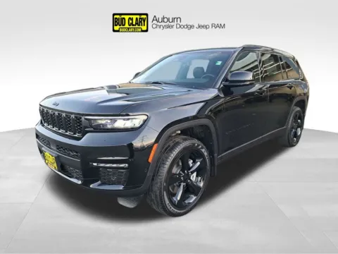 Black 2025 Jeep Grand Cherokee L Limited for sale in Auburn, WA