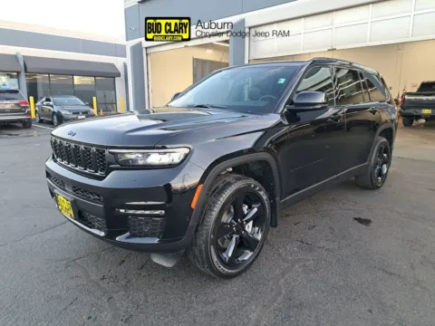 Black 2025 Jeep Grand Cherokee L Limited for sale in Auburn, WA