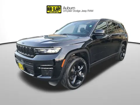 Black 2025 Jeep Grand Cherokee L Limited for sale in Auburn, WA