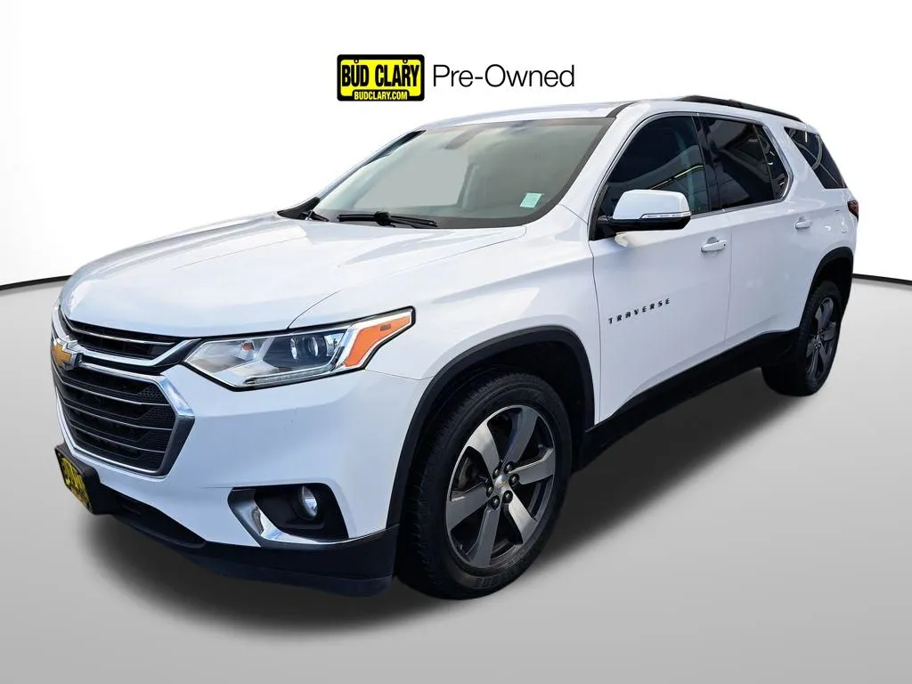 White 2019 Chevrolet Traverse 3LT for sale in Auburn, WA