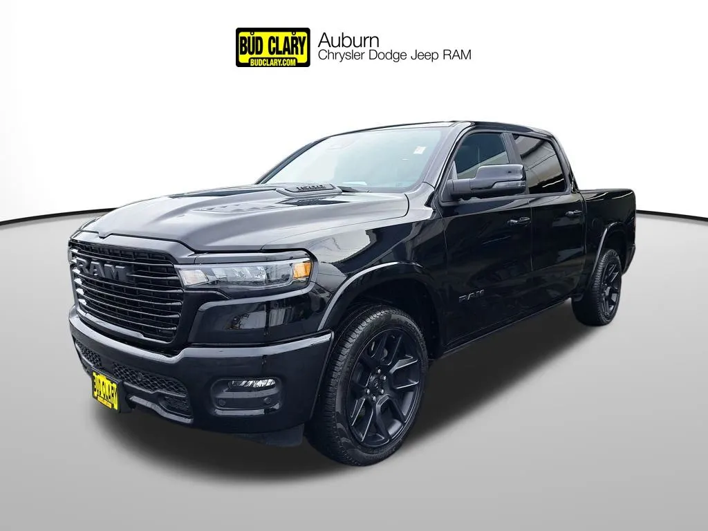 Black 2026 Ram 1500 Laramie for sale in Auburn, WA