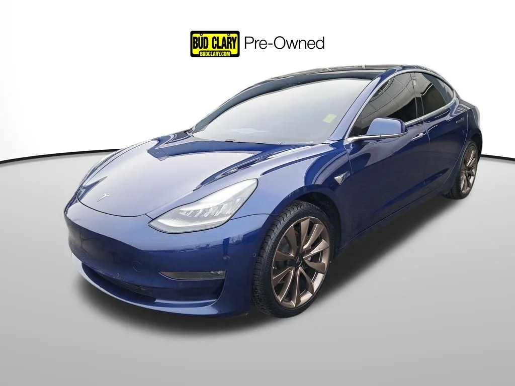 Blue 2018 Tesla Model 3 Mid Range for sale in Auburn, WA