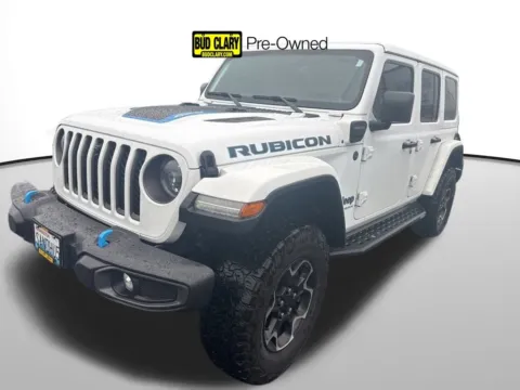 White 2023 Jeep Wrangler Rubicon 4xe for sale in Auburn, WA