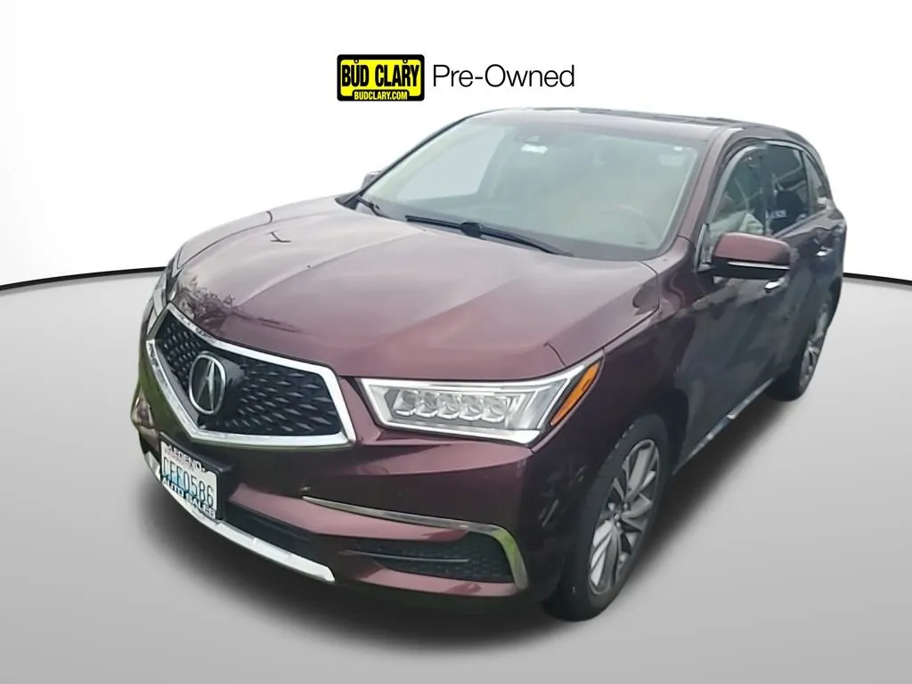 Red 2017 Acura MDX 3.5L for sale in Auburn, WA