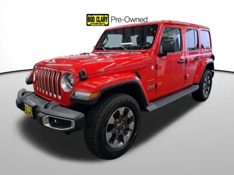 Red 2018 Jeep Wrangler Unlimited Sahara for sale in Auburn, WA