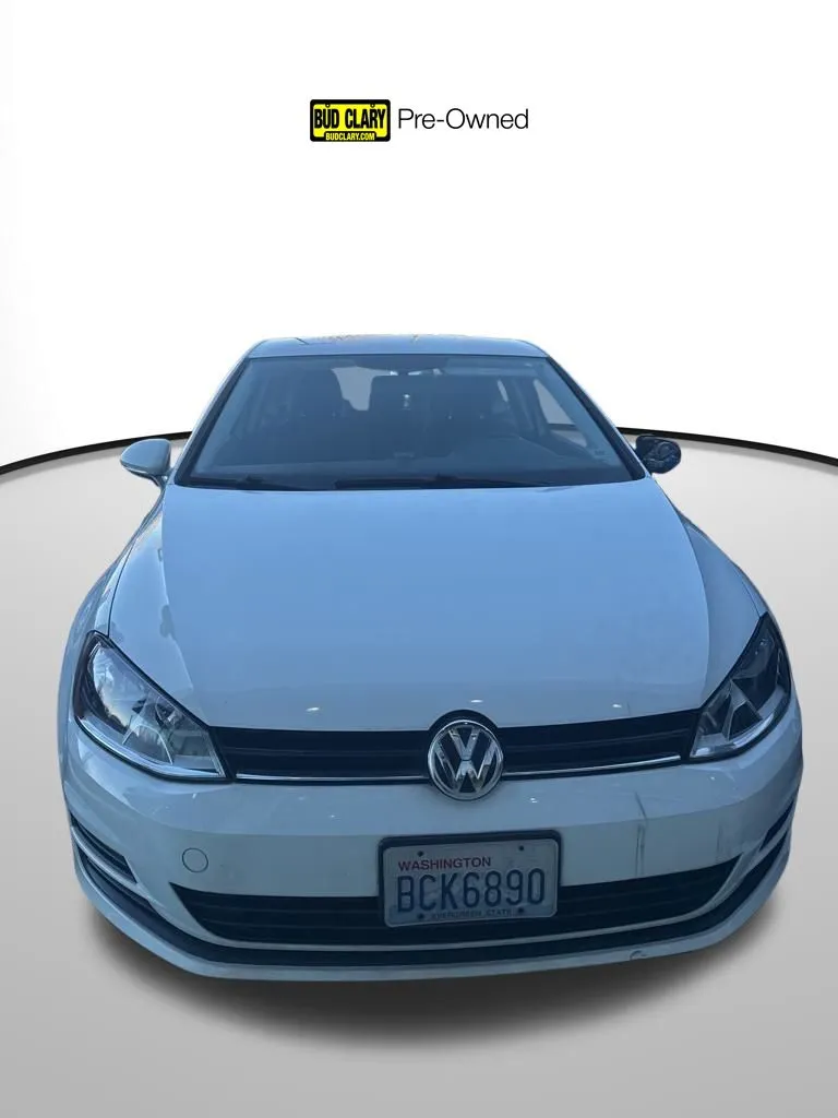White 2016 Volkswagen Golf 1.8T TSI 2-Door for sale in Auburn, WA