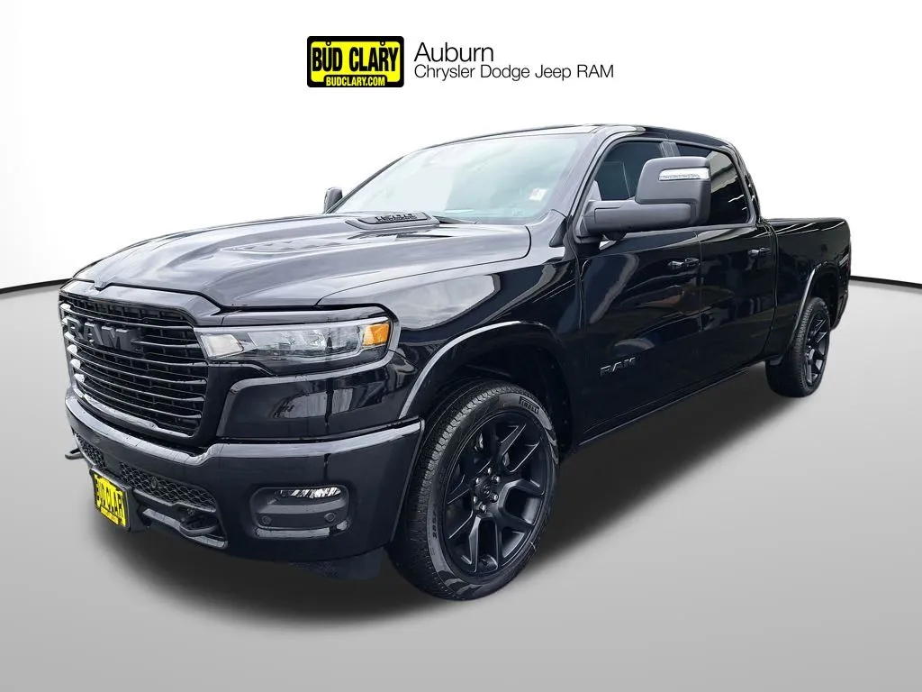 Black 2026 Ram 1500 Laramie for sale in Auburn, WA