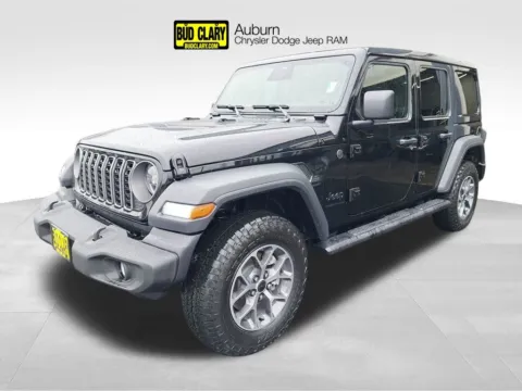 Black 2026 Jeep Wrangler Sport S for sale in Auburn, WA