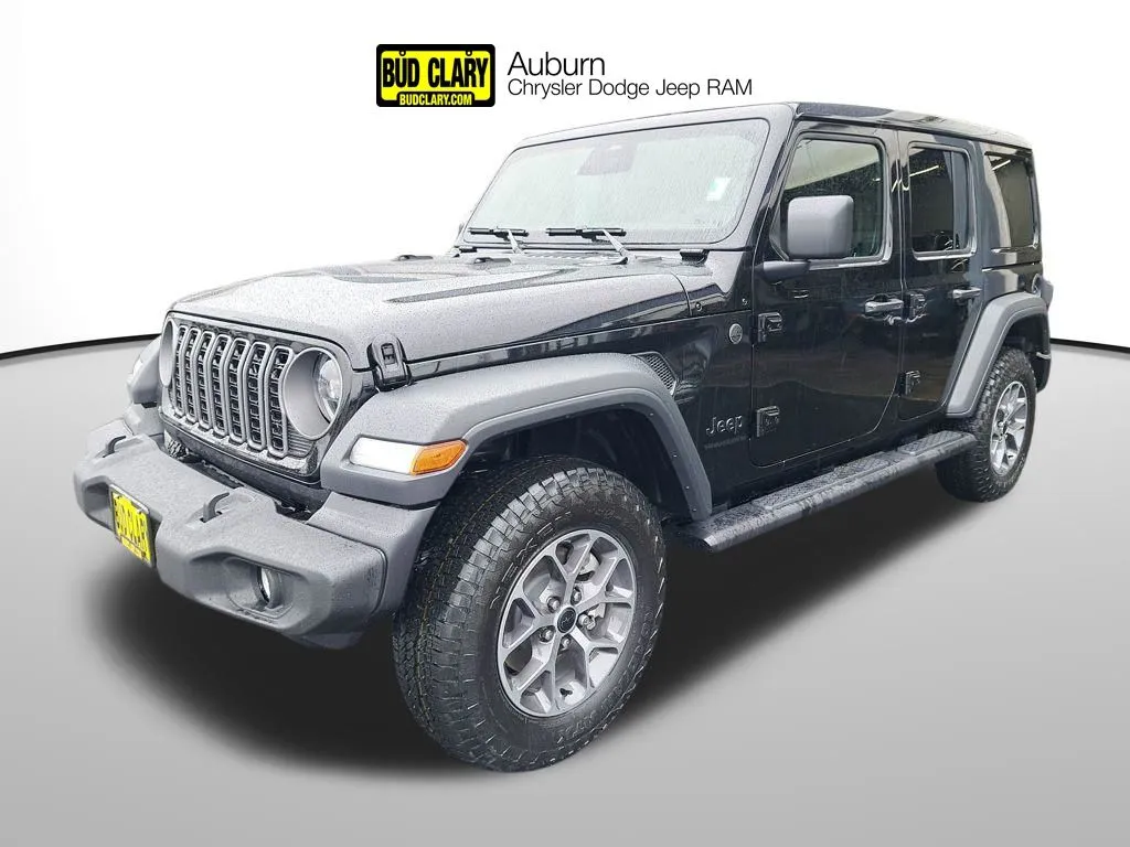Black 2026 Jeep Wrangler Sport S for sale in Auburn, WA