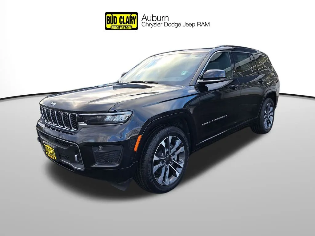 Black 2025 Jeep Grand Cherokee L Overland for sale in Auburn, WA