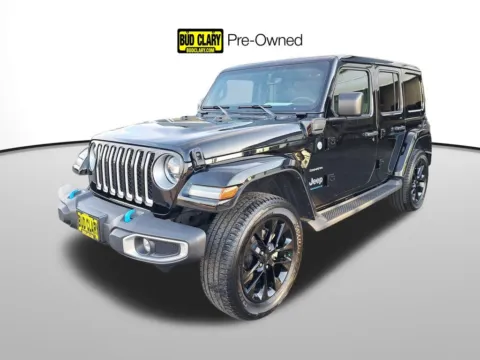Black 2023 Jeep Wrangler Sahara 4xe for sale in Auburn, WA