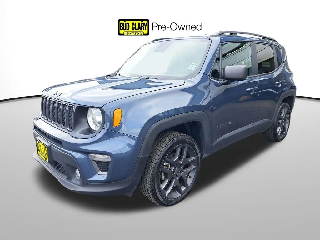 Blue 2021 Jeep Renegade 80th Edition for sale in Auburn, WA