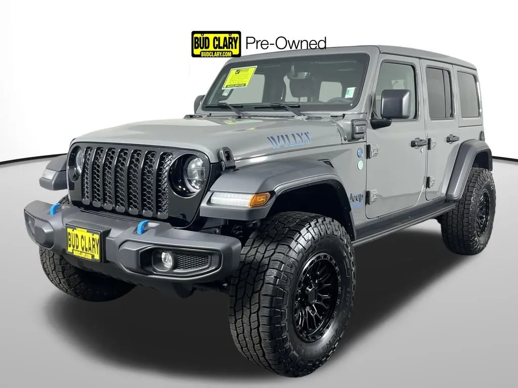 Gray 2023 Jeep Wrangler Base 4xe for sale in Auburn, WA