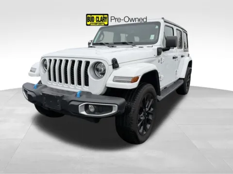 White 2022 Jeep Wrangler Unlimited Sahara 4xe for sale in Auburn, WA