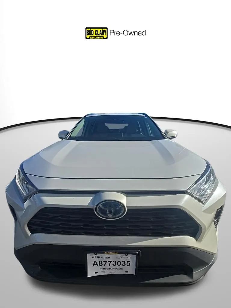 White 2021 Toyota RAV4 Hybrid XLE Premium for sale in Auburn, WA