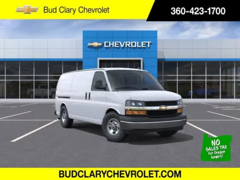 White 2025 Chevrolet Express Cargo Van 2500 for sale in Auburn, WA