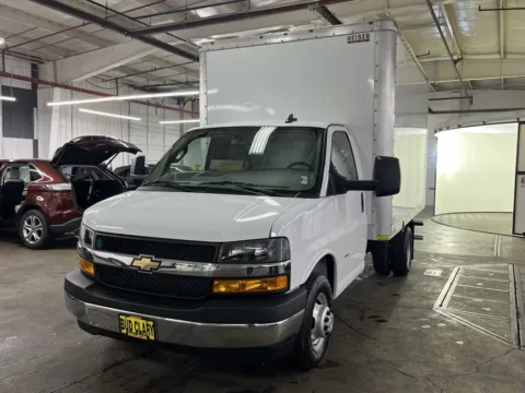 White 2024 Chevrolet Express Commercial Cutaway 3500 for sale in Auburn, WA